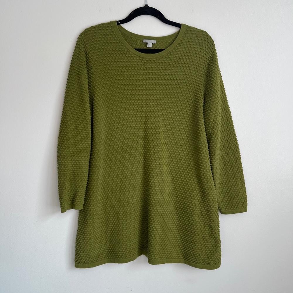 COS Olive Green Textured Sweater
